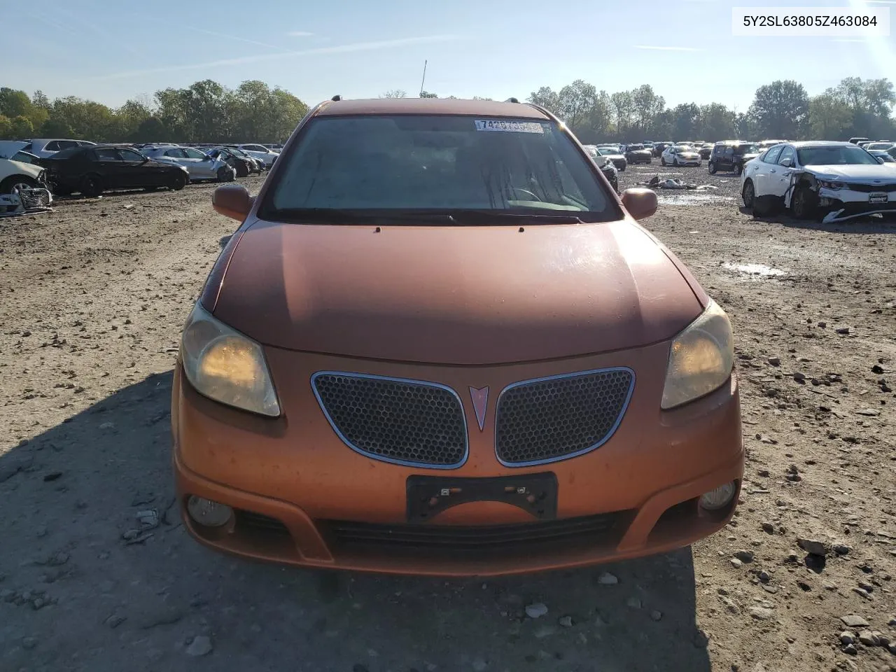 2005 Pontiac Vibe VIN: 5Y2SL63805Z463084 Lot: 74287354