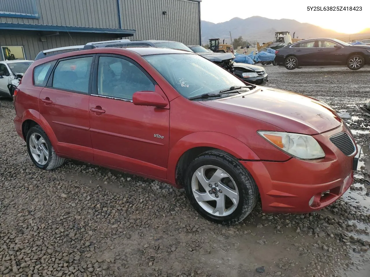 2005 Pontiac Vibe VIN: 5Y2SL63825Z418423 Lot: 74307684