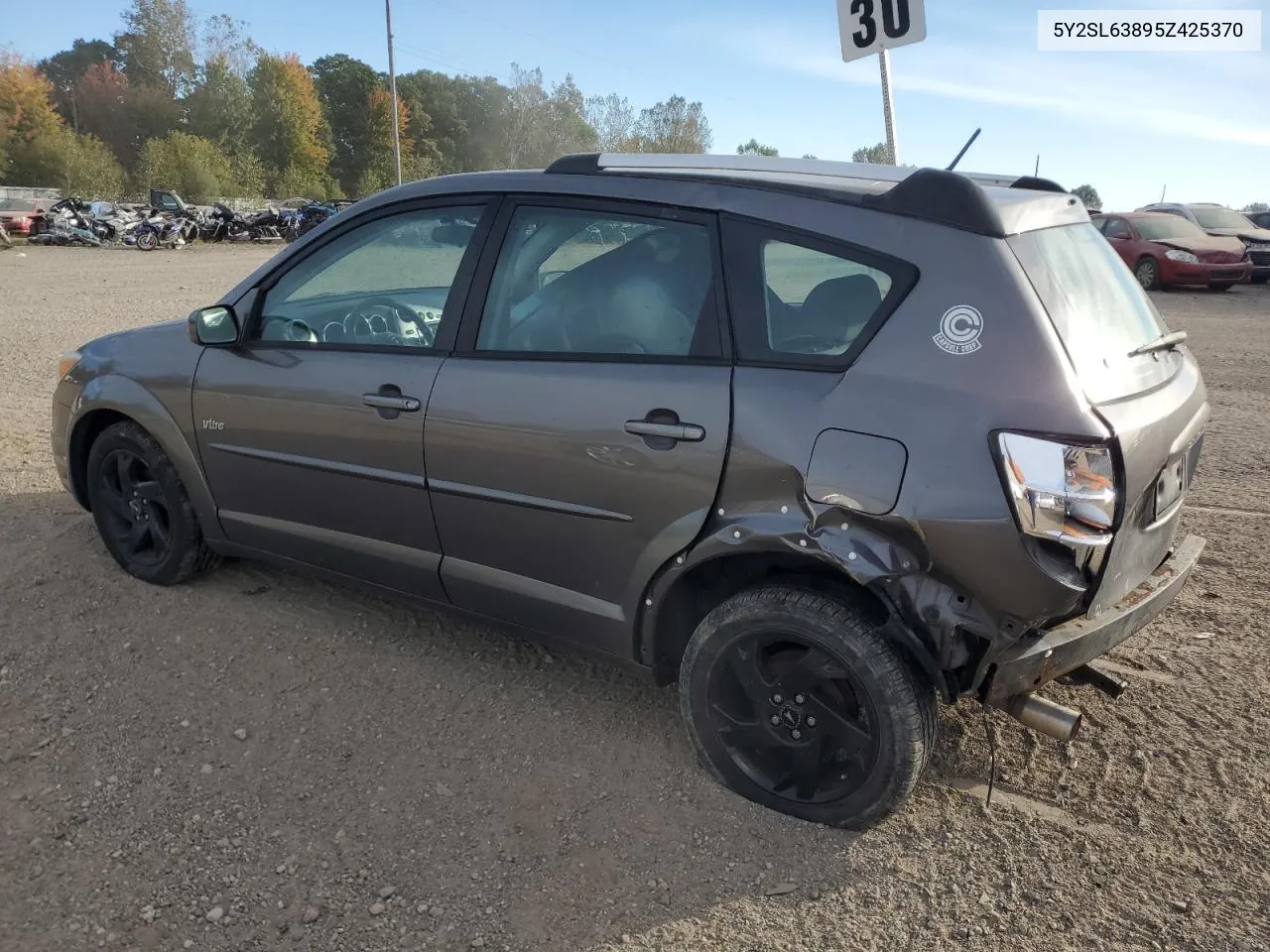 2005 Pontiac Vibe VIN: 5Y2SL63895Z425370 Lot: 74448354