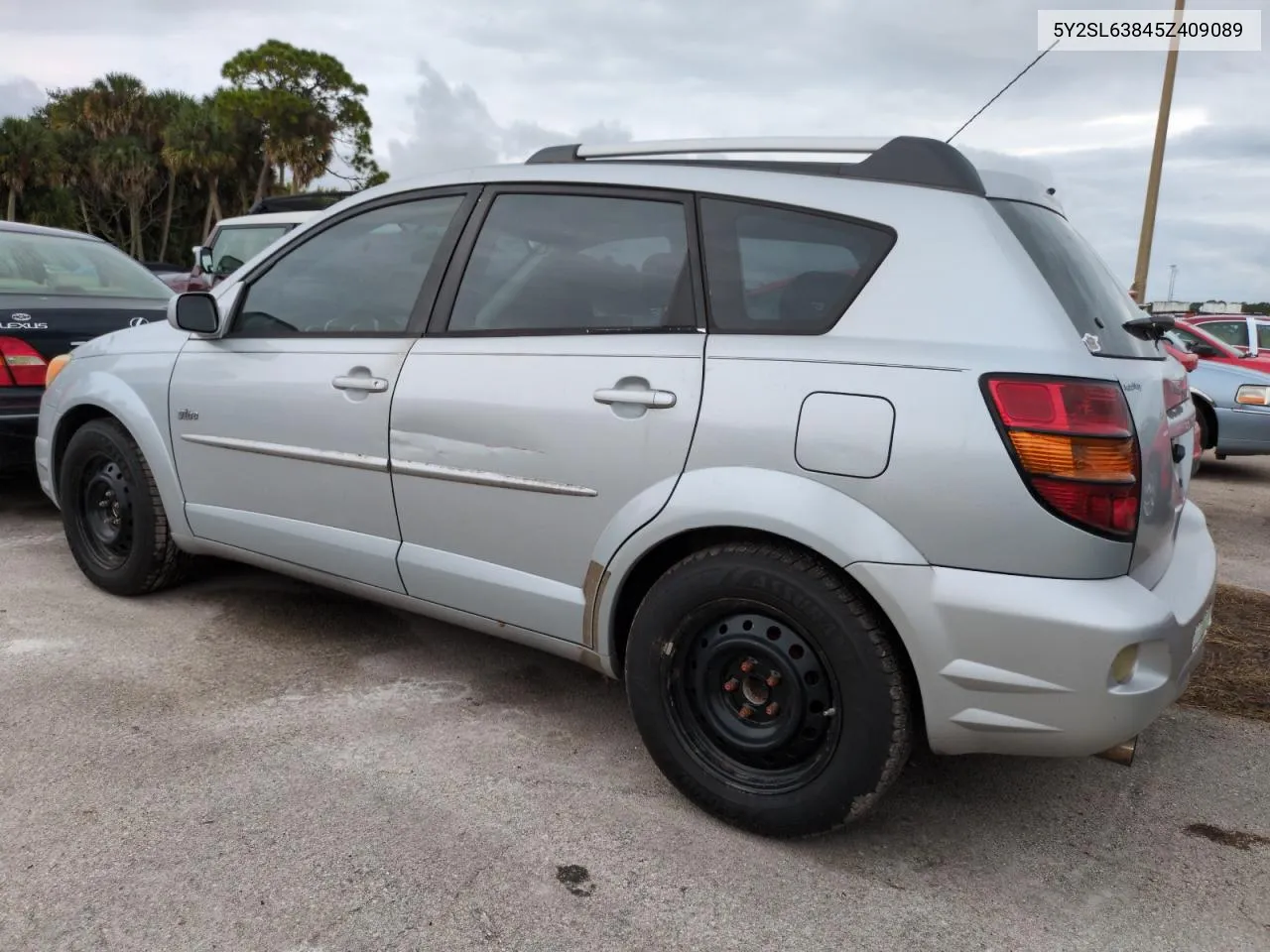 2005 Pontiac Vibe VIN: 5Y2SL63845Z409089 Lot: 74510284