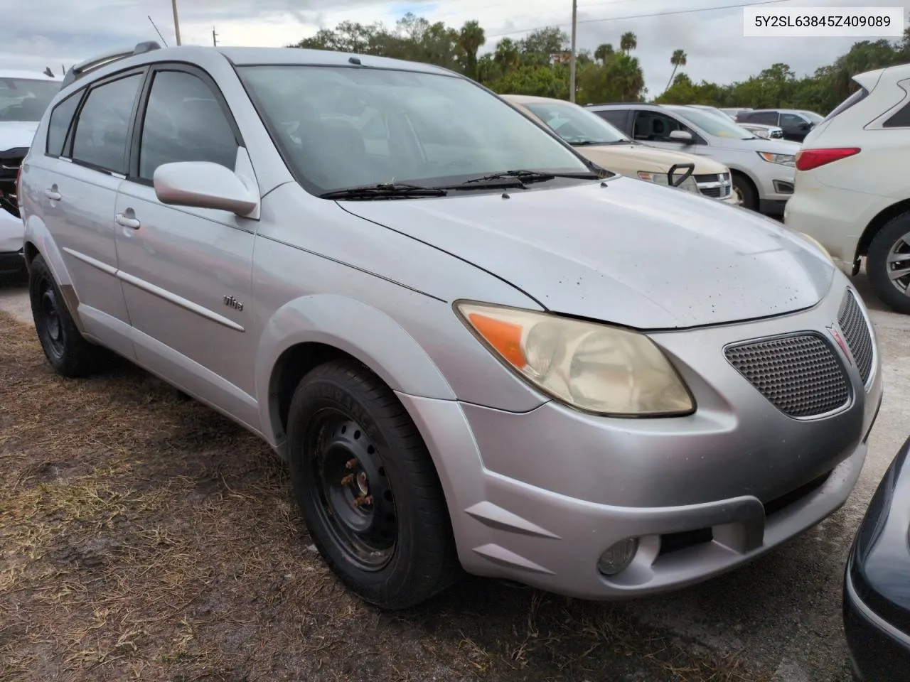 2005 Pontiac Vibe VIN: 5Y2SL63845Z409089 Lot: 74510284