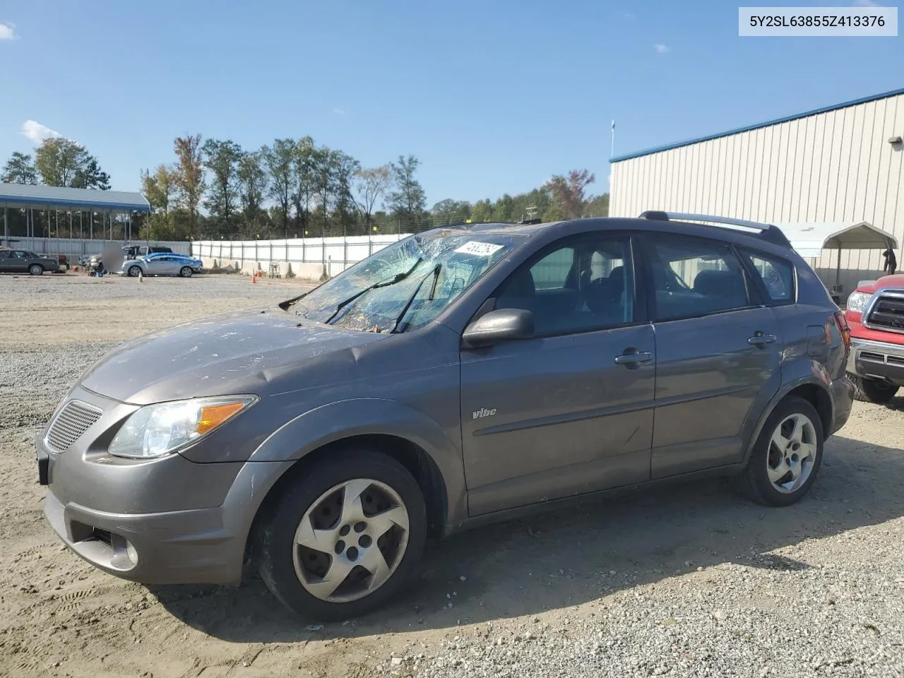 2005 Pontiac Vibe VIN: 5Y2SL63855Z413376 Lot: 74682264