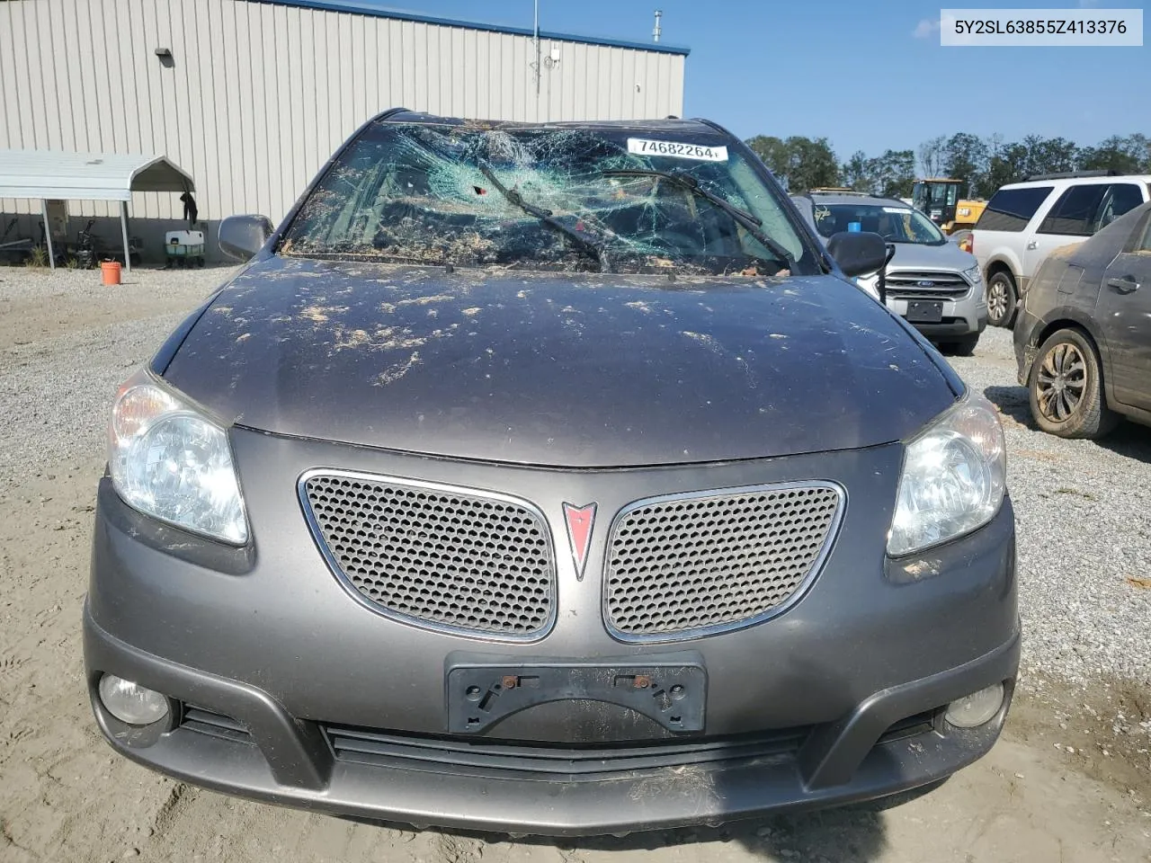 2005 Pontiac Vibe VIN: 5Y2SL63855Z413376 Lot: 74682264