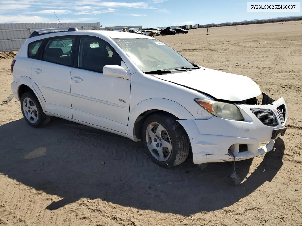 2005 Pontiac Vibe VIN: 5Y2SL63825Z460607 Lot: 75049664