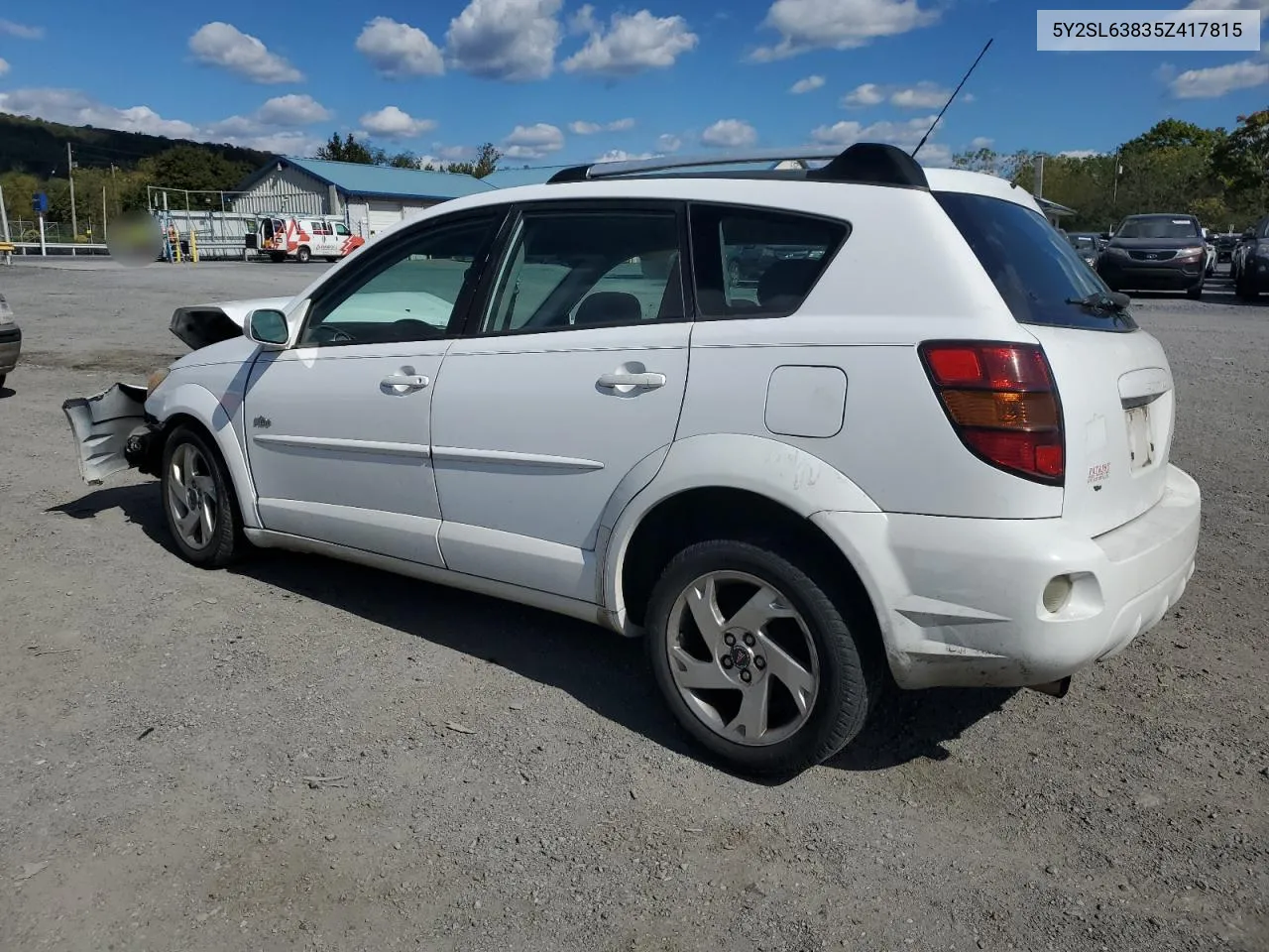 2005 Pontiac Vibe VIN: 5Y2SL63835Z417815 Lot: 75458364