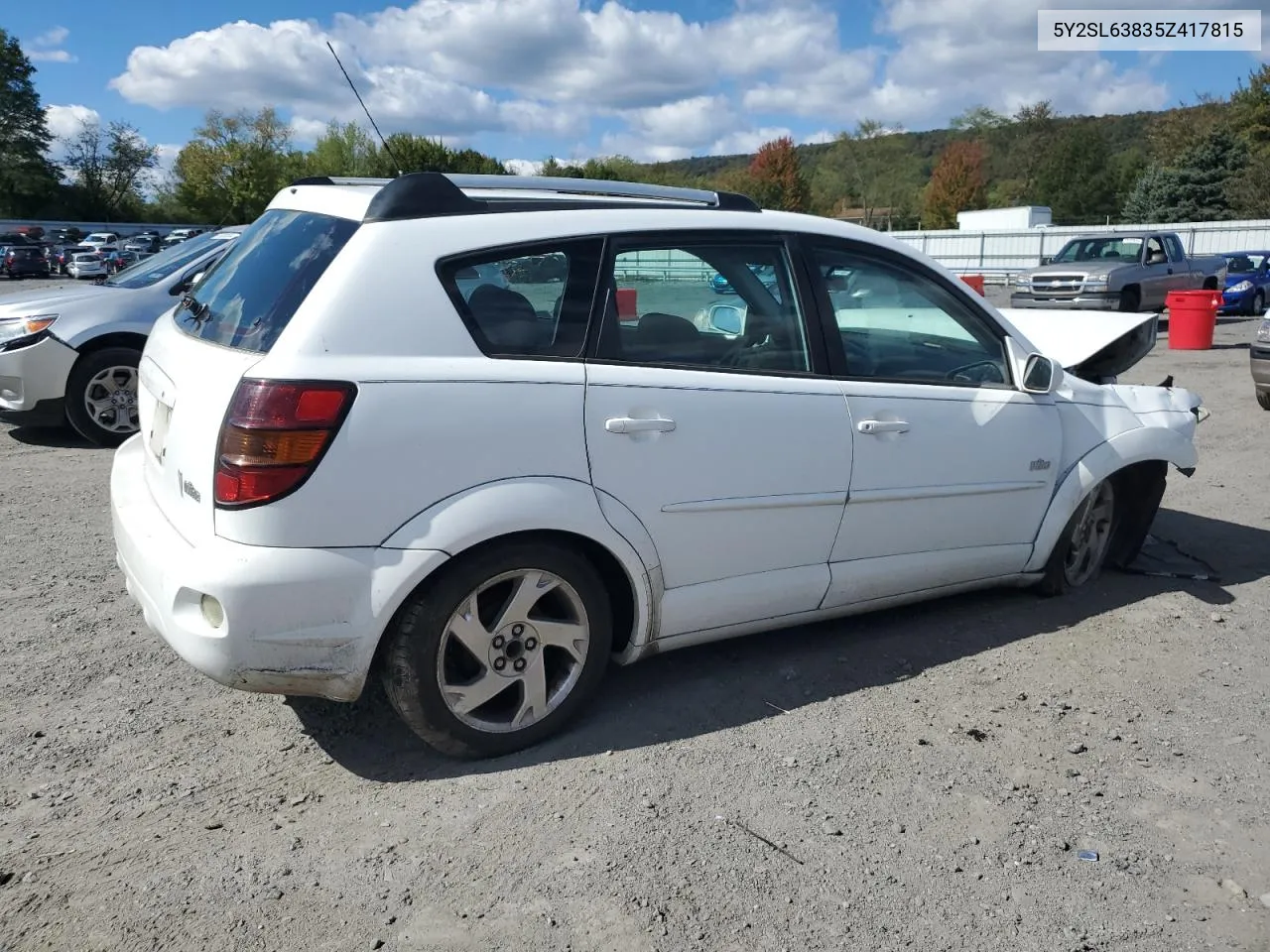 2005 Pontiac Vibe VIN: 5Y2SL63835Z417815 Lot: 75458364