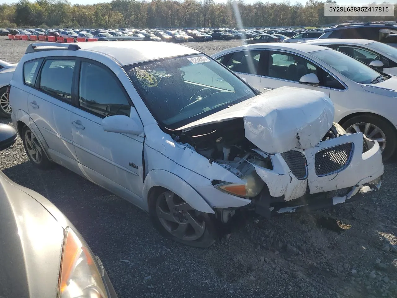 2005 Pontiac Vibe VIN: 5Y2SL63835Z417815 Lot: 75458364