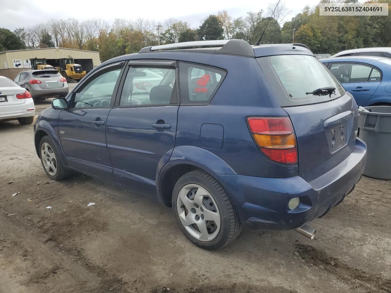 2005 Pontiac Vibe VIN: 5Y2SL63815Z404691 Lot: 75611554