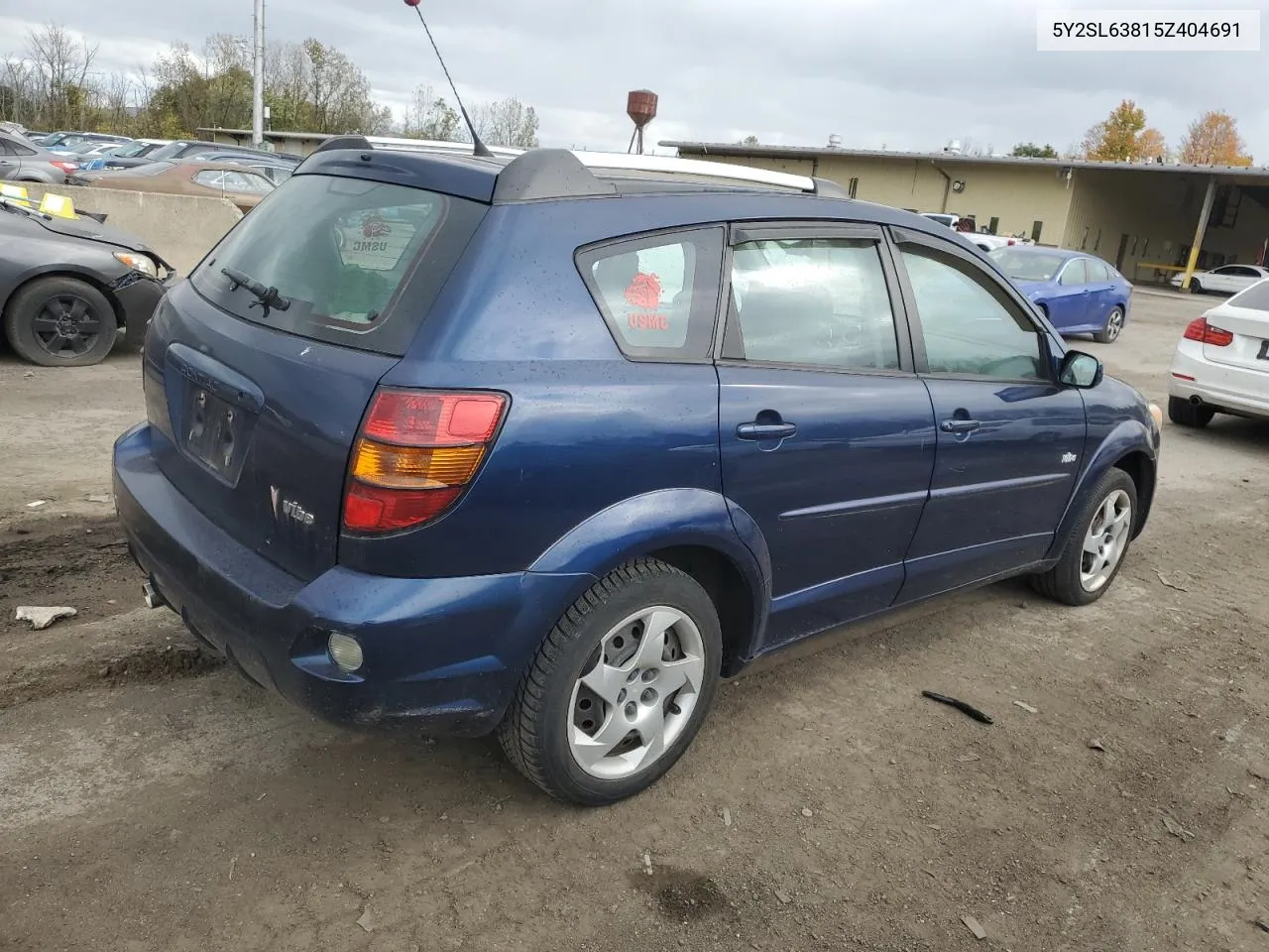 2005 Pontiac Vibe VIN: 5Y2SL63815Z404691 Lot: 75611554