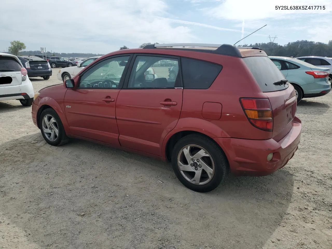 2005 Pontiac Vibe VIN: 5Y2SL638X5Z417715 Lot: 75846424