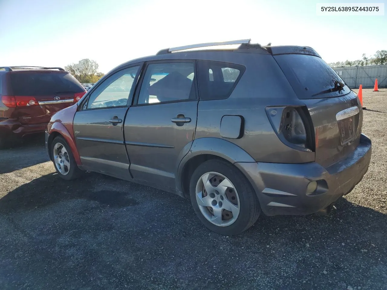 2005 Pontiac Vibe VIN: 5Y2SL63895Z443075 Lot: 76461794