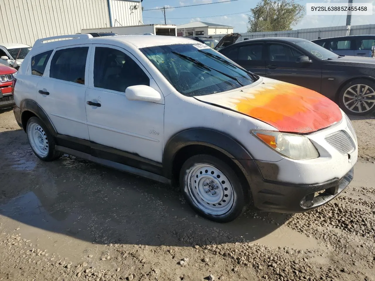 2005 Pontiac Vibe VIN: 5Y2SL63885Z455458 Lot: 76871544