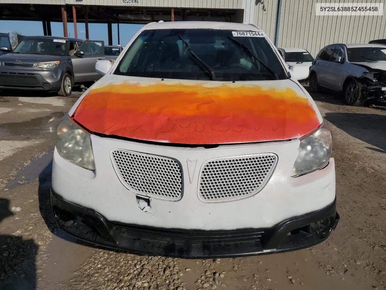 2005 Pontiac Vibe VIN: 5Y2SL63885Z455458 Lot: 76871544