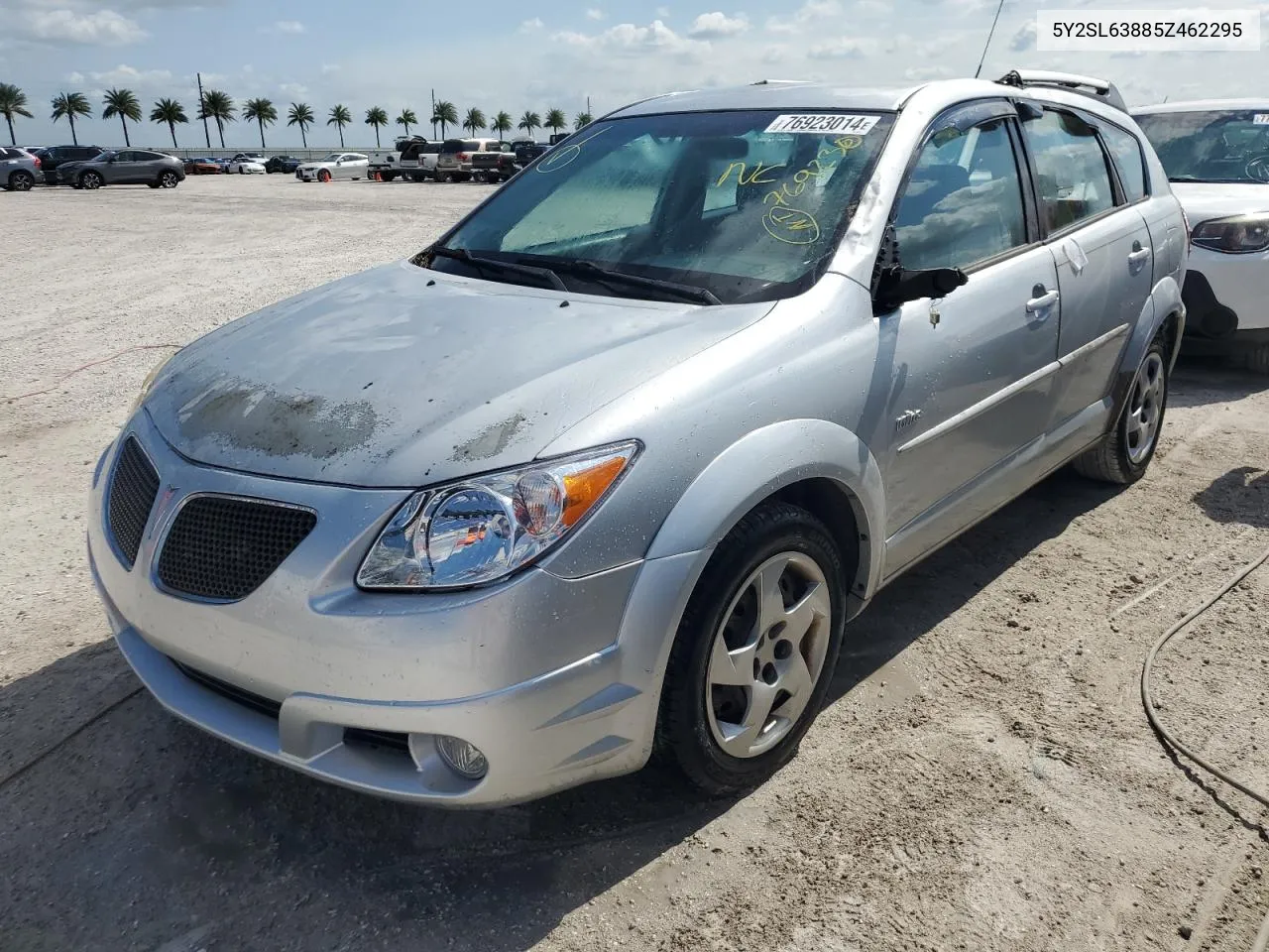 2005 Pontiac Vibe VIN: 5Y2SL63885Z462295 Lot: 76923014