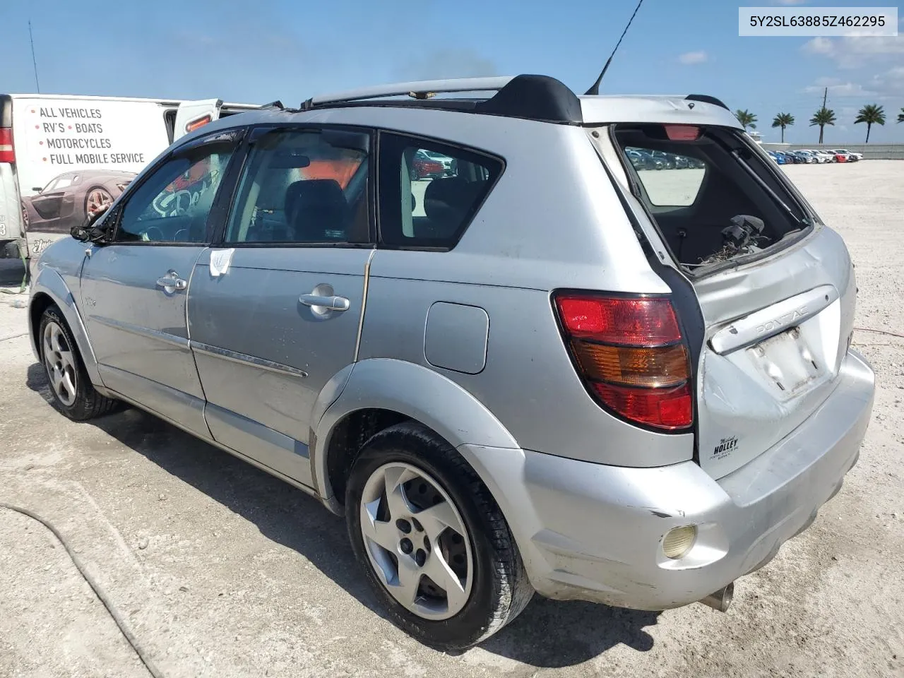 2005 Pontiac Vibe VIN: 5Y2SL63885Z462295 Lot: 76923014