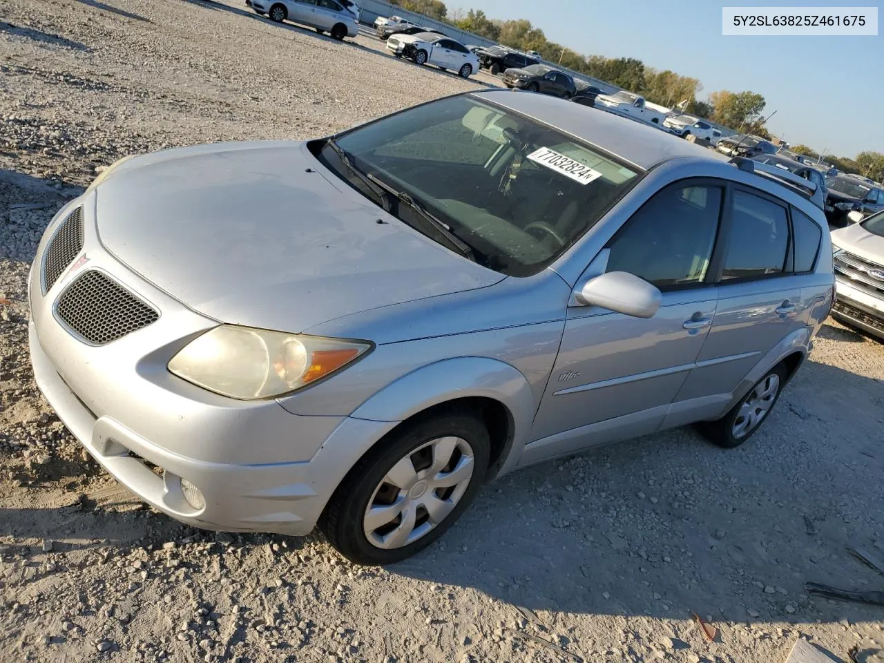 2005 Pontiac Vibe VIN: 5Y2SL63825Z461675 Lot: 77032824