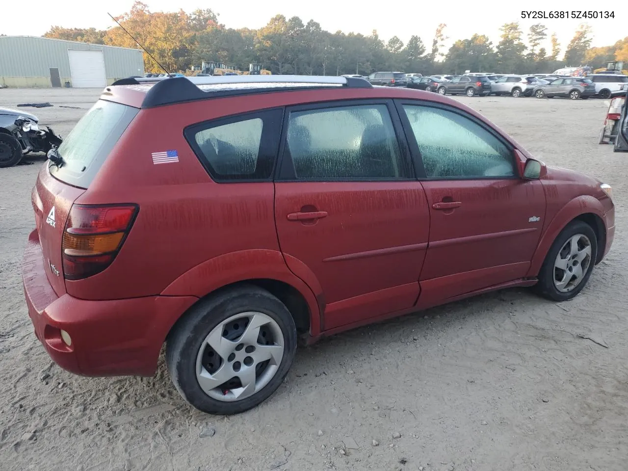 2005 Pontiac Vibe VIN: 5Y2SL63815Z450134 Lot: 77166104