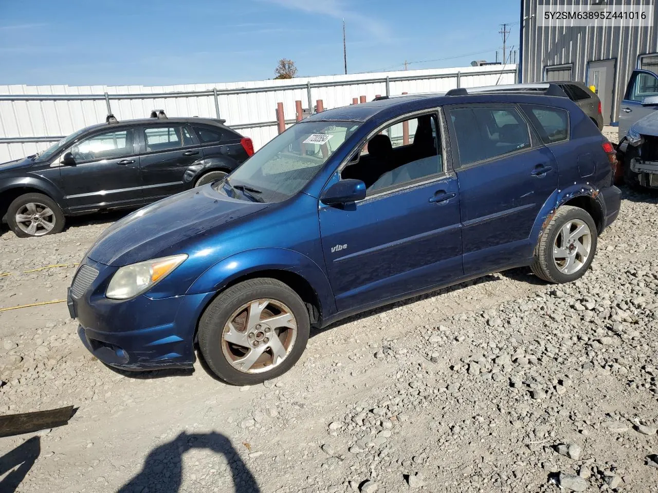 2005 Pontiac Vibe VIN: 5Y2SM63895Z441016 Lot: 77203554