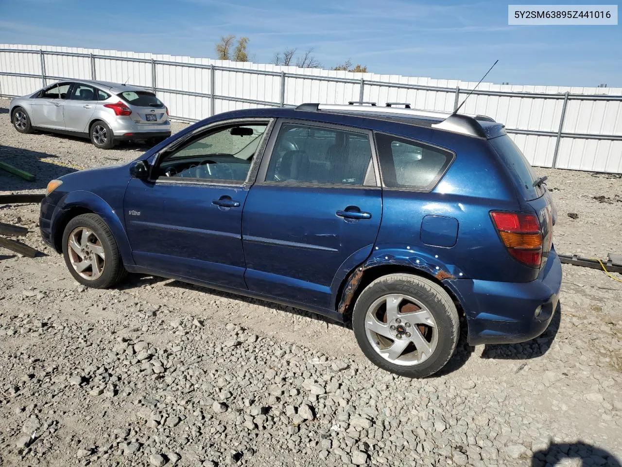 2005 Pontiac Vibe VIN: 5Y2SM63895Z441016 Lot: 77203554