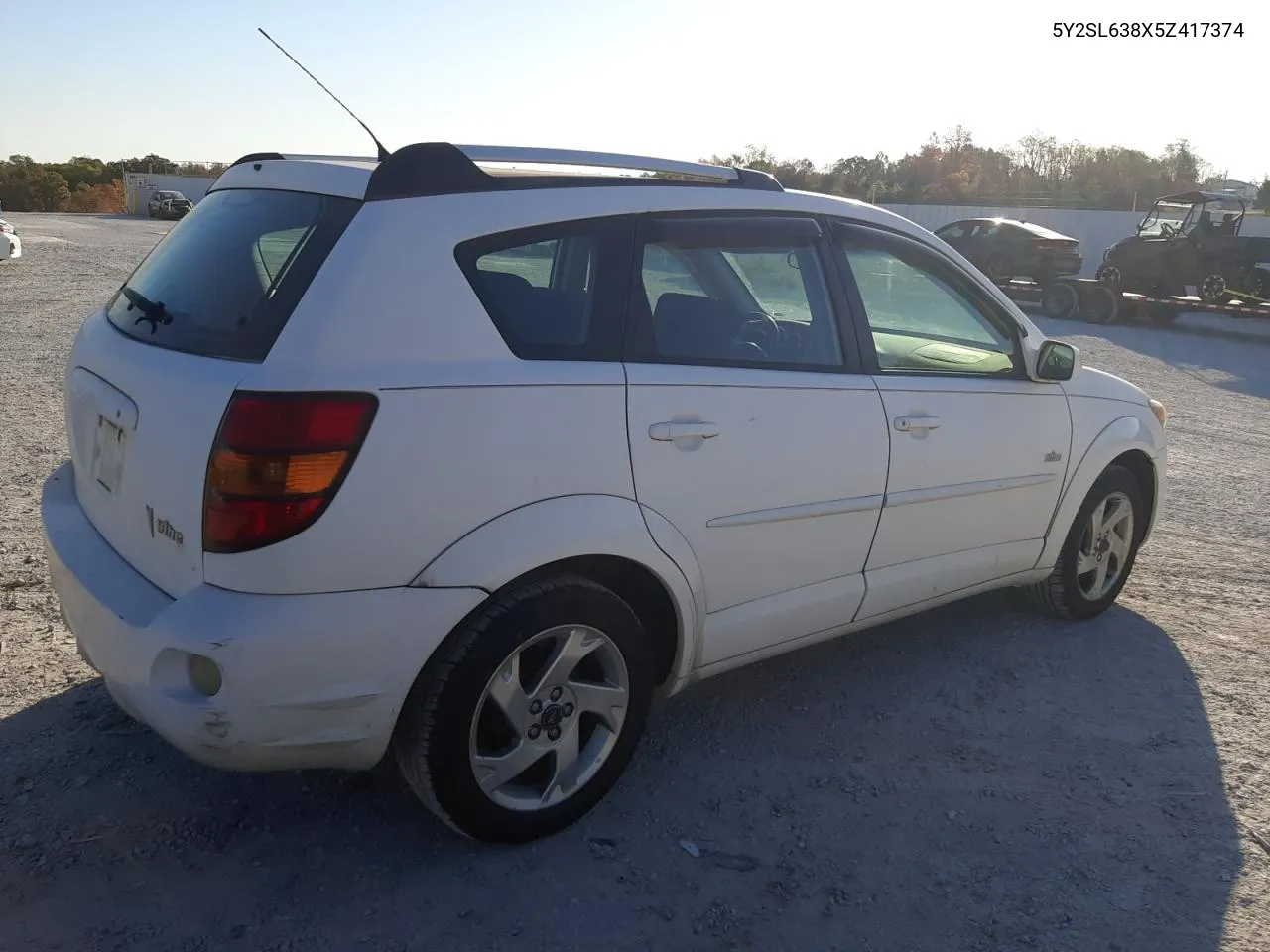 2005 Pontiac Vibe VIN: 5Y2SL638X5Z417374 Lot: 77536904