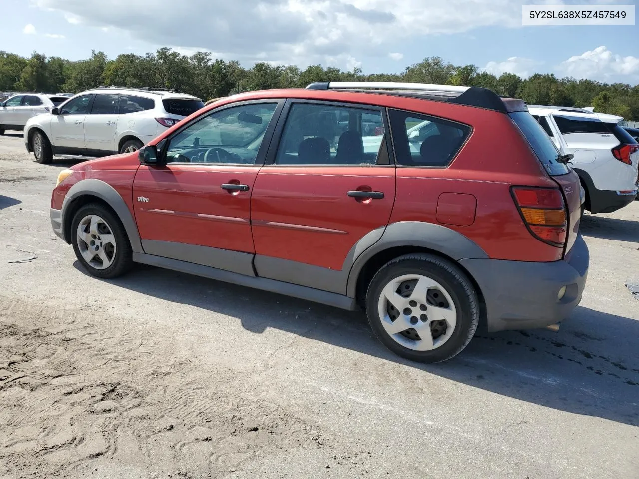 2005 Pontiac Vibe VIN: 5Y2SL638X5Z457549 Lot: 77574464