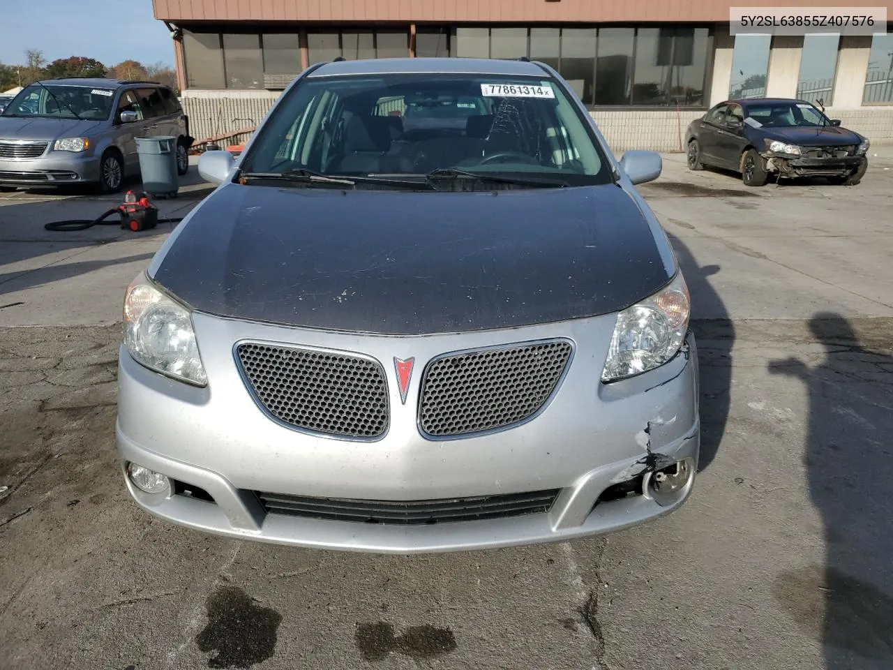 2005 Pontiac Vibe VIN: 5Y2SL63855Z407576 Lot: 77861314