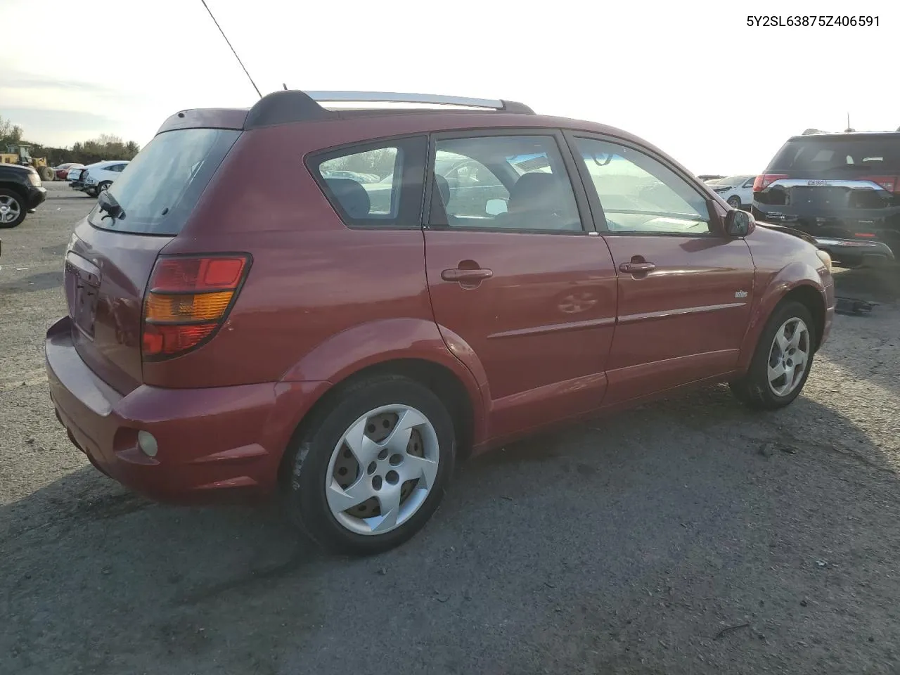 2005 Pontiac Vibe VIN: 5Y2SL63875Z406591 Lot: 78047014