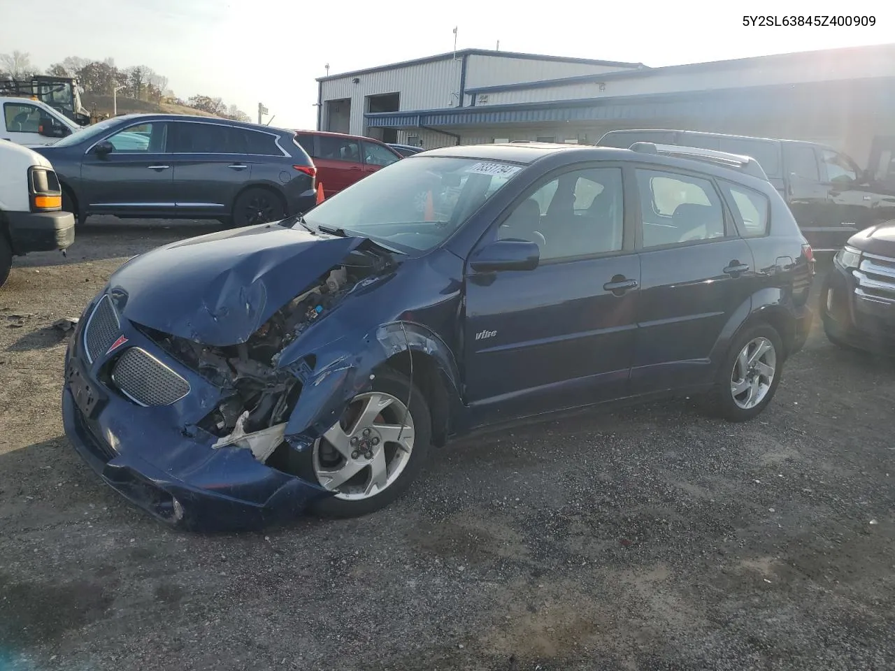 2005 Pontiac Vibe VIN: 5Y2SL63845Z400909 Lot: 78331794