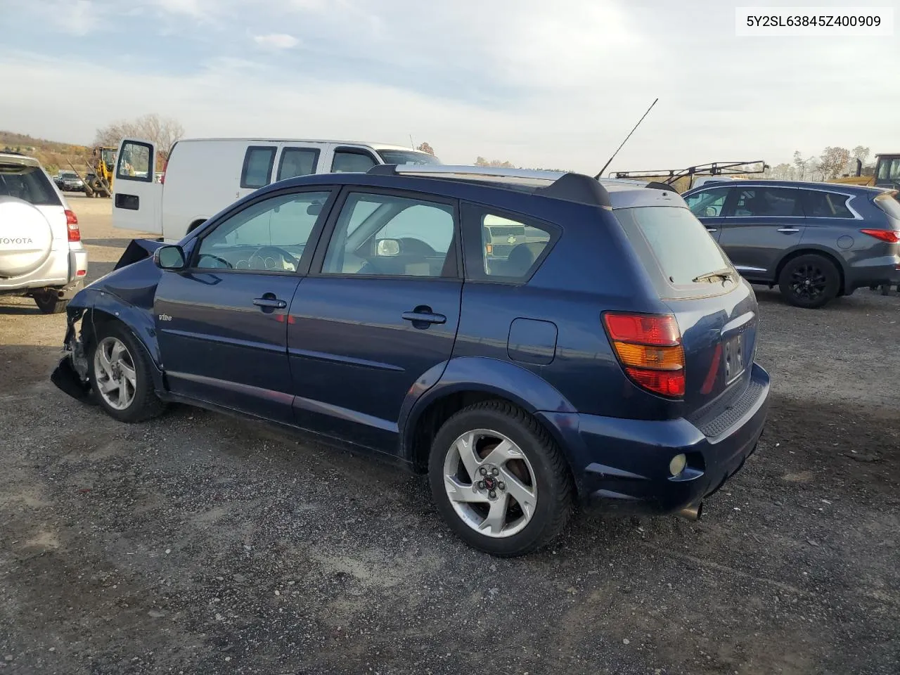 2005 Pontiac Vibe VIN: 5Y2SL63845Z400909 Lot: 78331794