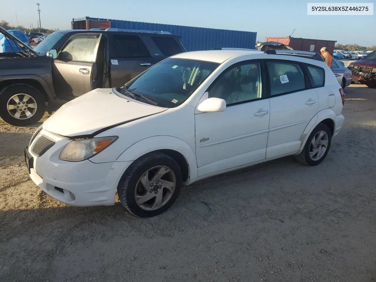 2005 Pontiac Vibe VIN: 5Y2SL638X5Z446275 Lot: 78610614