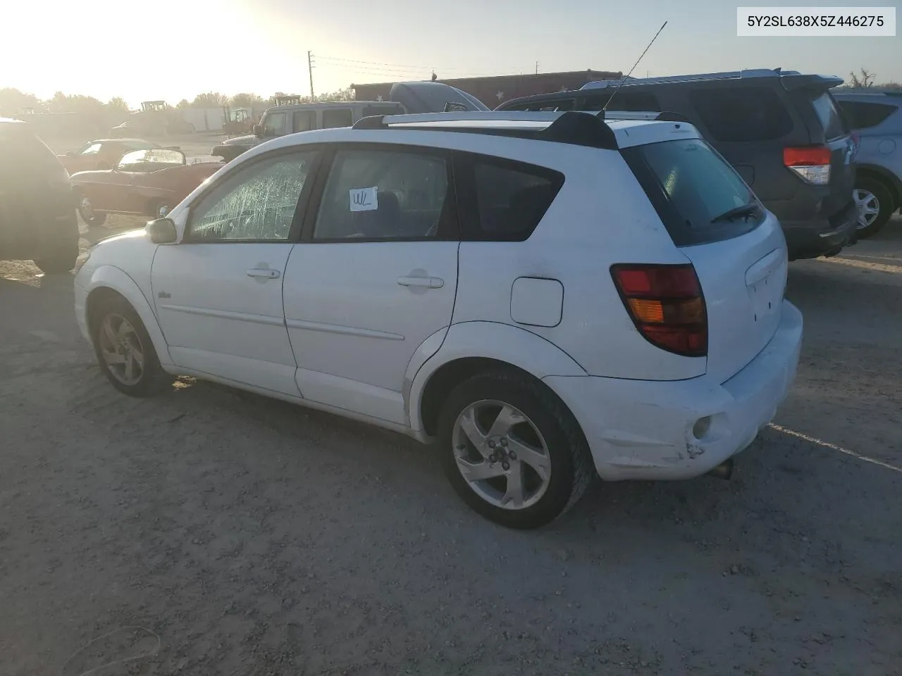 2005 Pontiac Vibe VIN: 5Y2SL638X5Z446275 Lot: 78610614