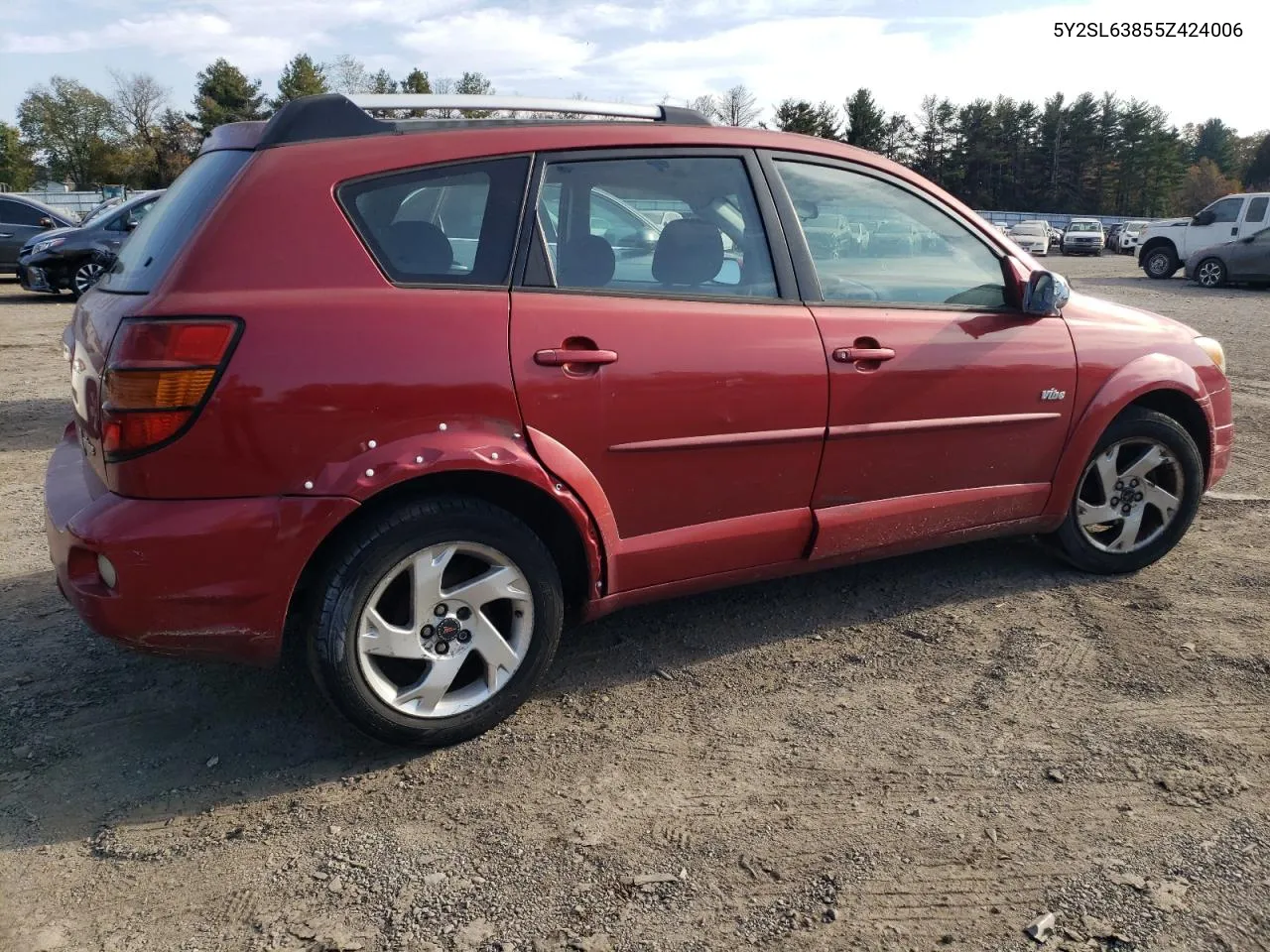 2005 Pontiac Vibe VIN: 5Y2SL63855Z424006 Lot: 78663364