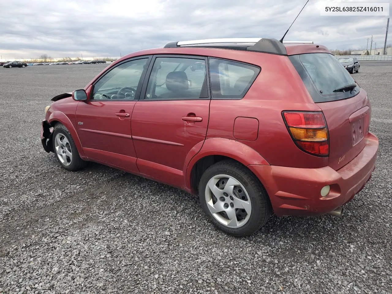 2005 Pontiac Vibe VIN: 5Y2SL63825Z416011 Lot: 78917434