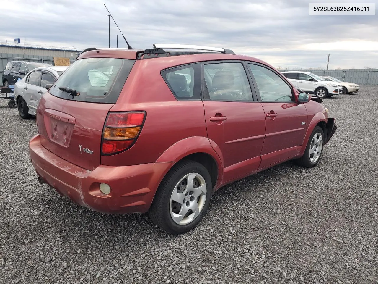 2005 Pontiac Vibe VIN: 5Y2SL63825Z416011 Lot: 78917434