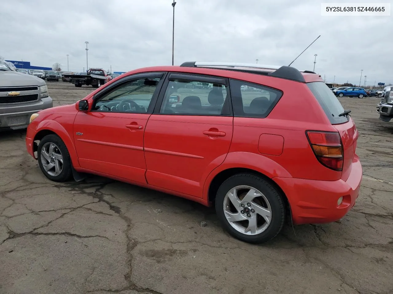 2005 Pontiac Vibe VIN: 5Y2SL63815Z446665 Lot: 80417654