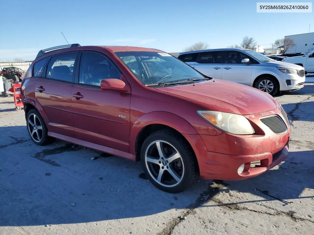 2006 Pontiac Vibe VIN: 5Y2SM65826Z410060 Lot: 38359884