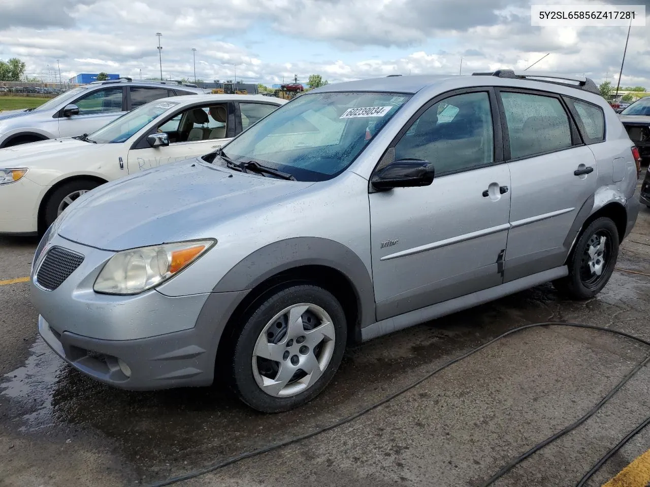 2006 Pontiac Vibe VIN: 5Y2SL65856Z417281 Lot: 60239034