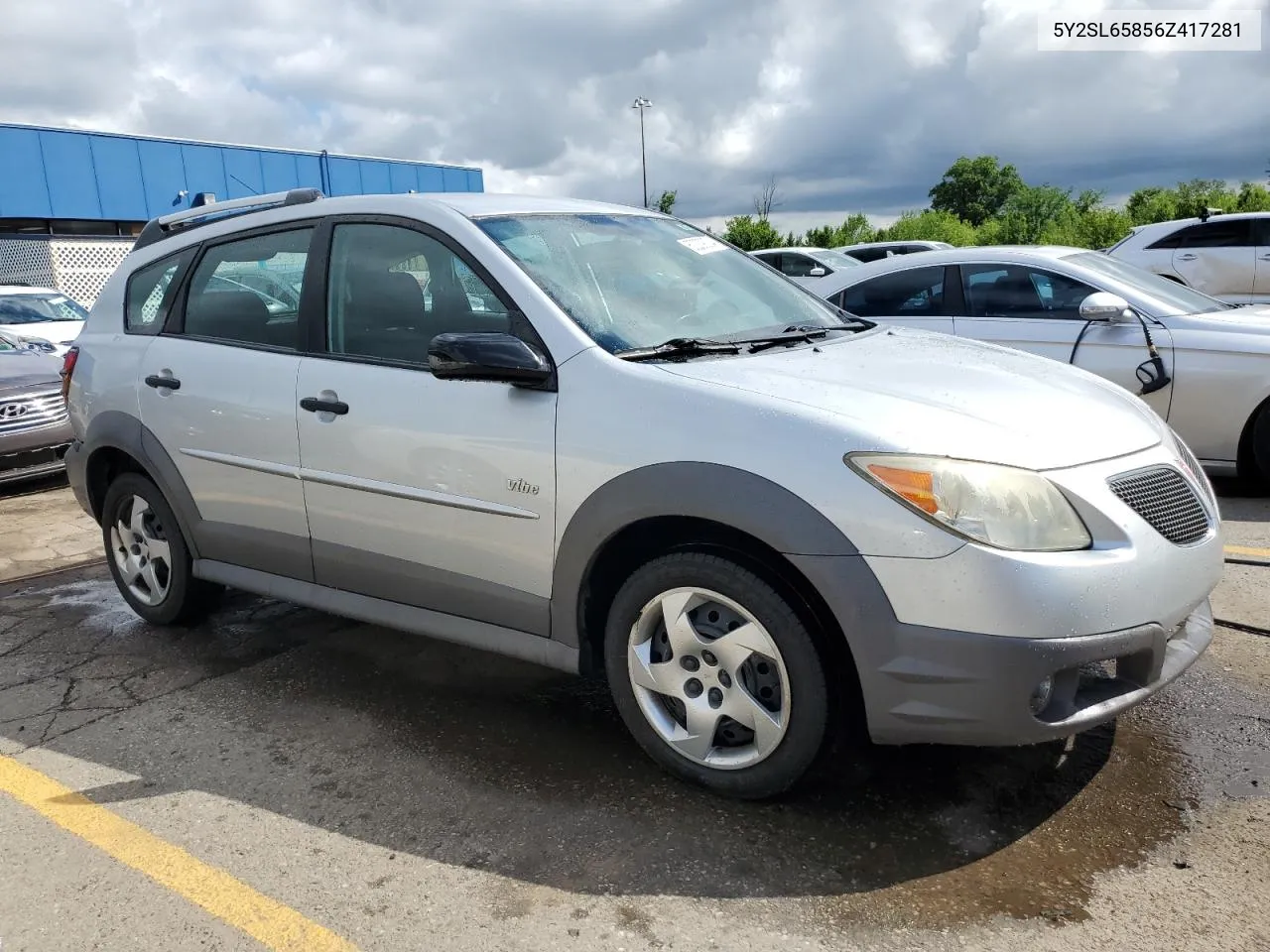 2006 Pontiac Vibe VIN: 5Y2SL65856Z417281 Lot: 60239034