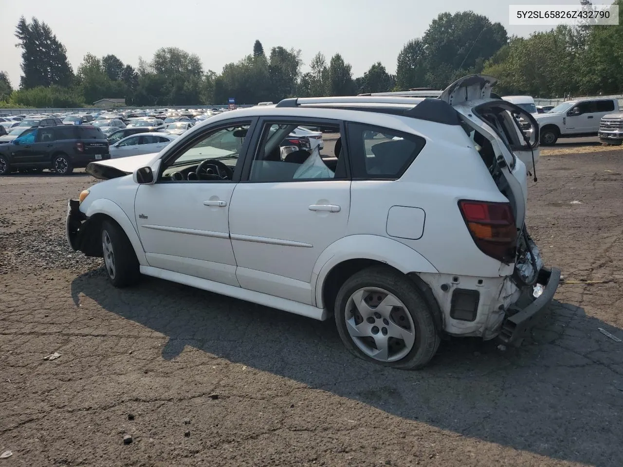 5Y2SL65826Z432790 2006 Pontiac Vibe