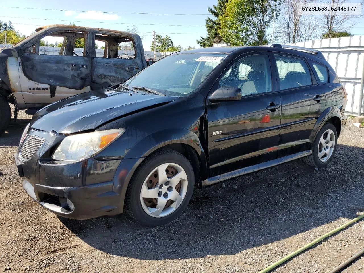 5Y2SL65806Z448177 2006 Pontiac Vibe