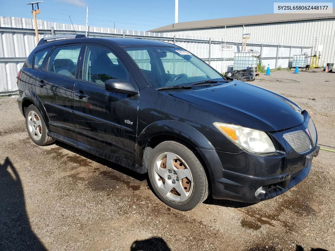 2006 Pontiac Vibe VIN: 5Y2SL65806Z448177 Lot: 68178124