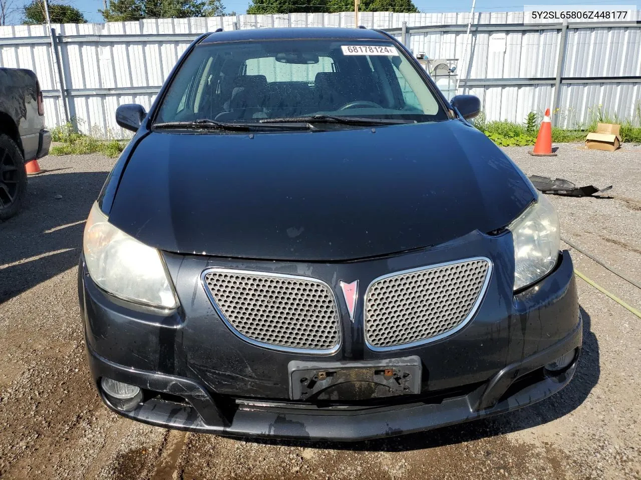 2006 Pontiac Vibe VIN: 5Y2SL65806Z448177 Lot: 68178124