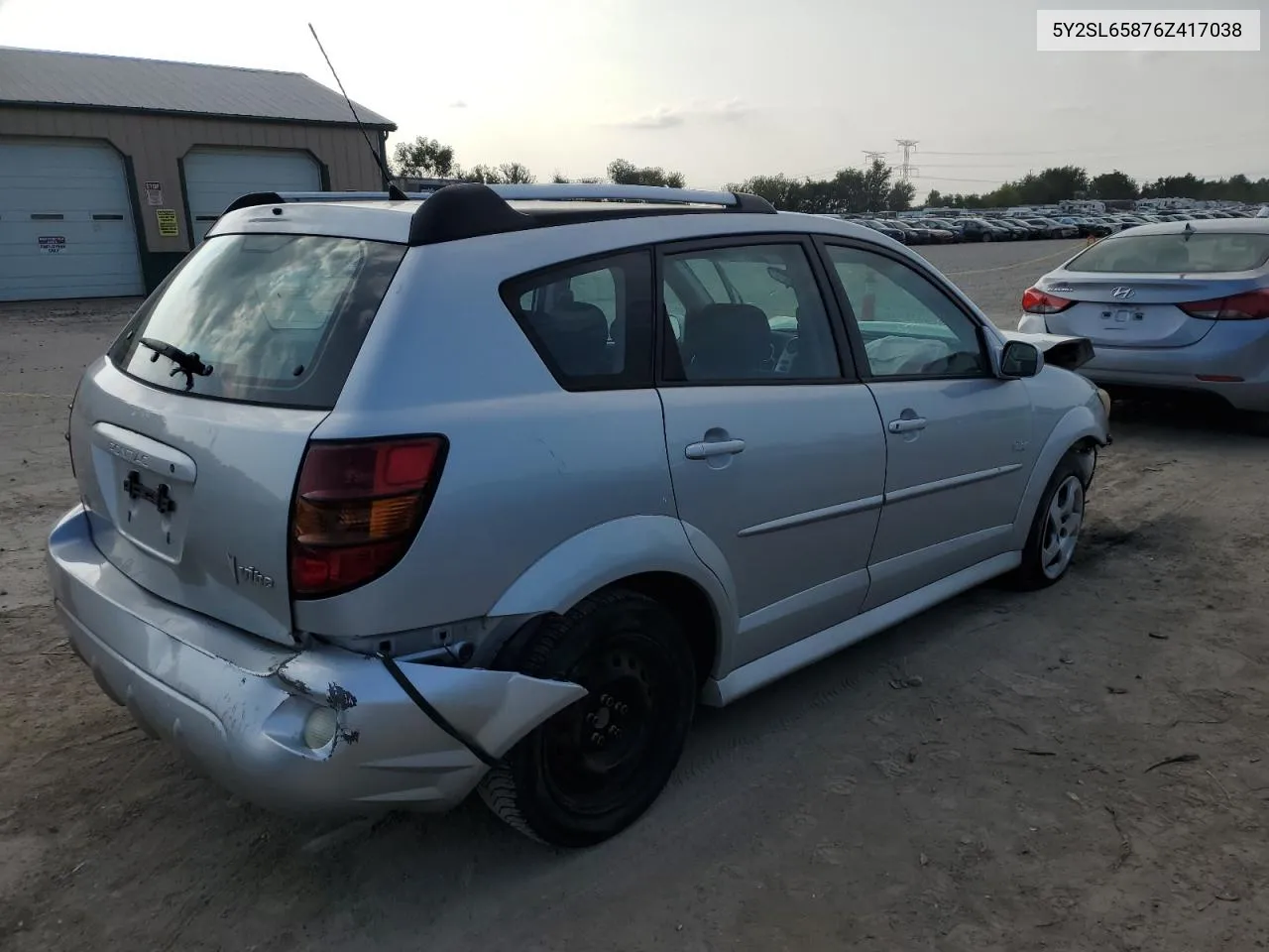 2006 Pontiac Vibe VIN: 5Y2SL65876Z417038 Lot: 68263234