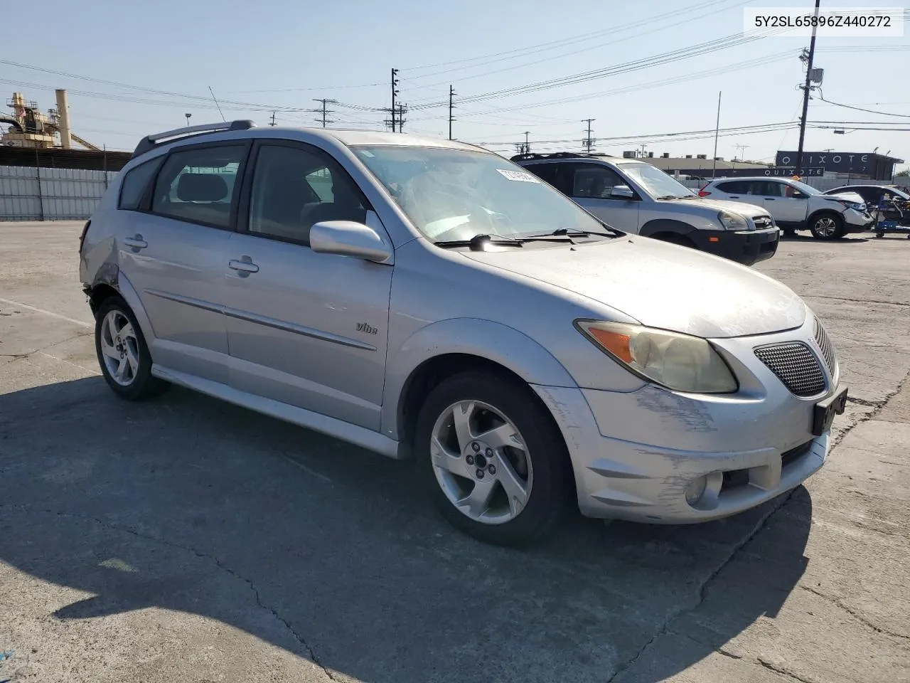 2006 Pontiac Vibe VIN: 5Y2SL65896Z440272 Lot: 72749584