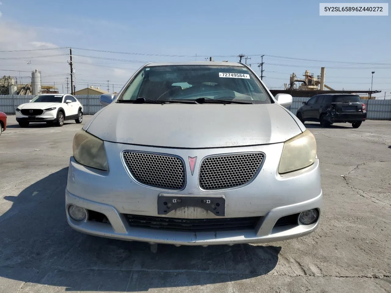 2006 Pontiac Vibe VIN: 5Y2SL65896Z440272 Lot: 72749584