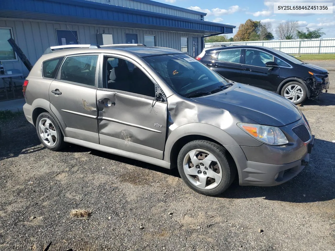 2006 Pontiac Vibe VIN: 5Y2SL65846Z451356 Lot: 73327984