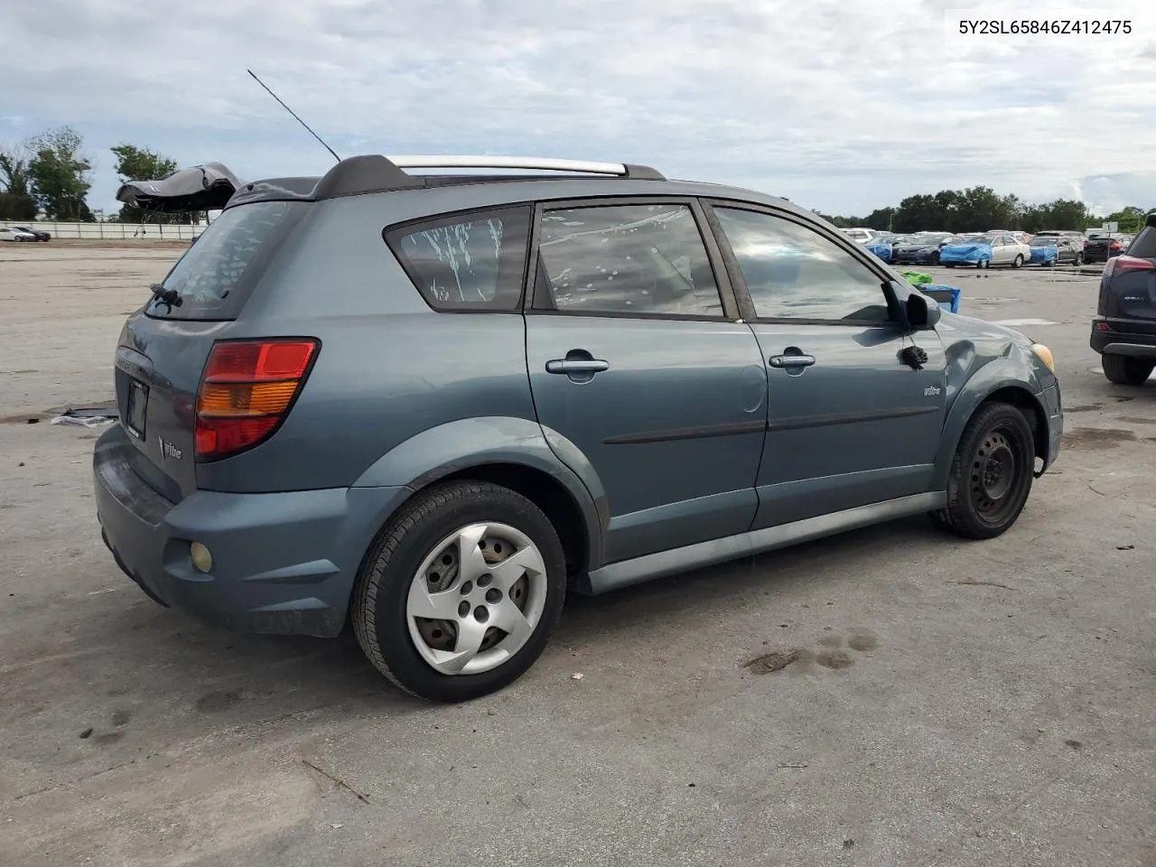 2006 Pontiac Vibe VIN: 5Y2SL65846Z412475 Lot: 74469404