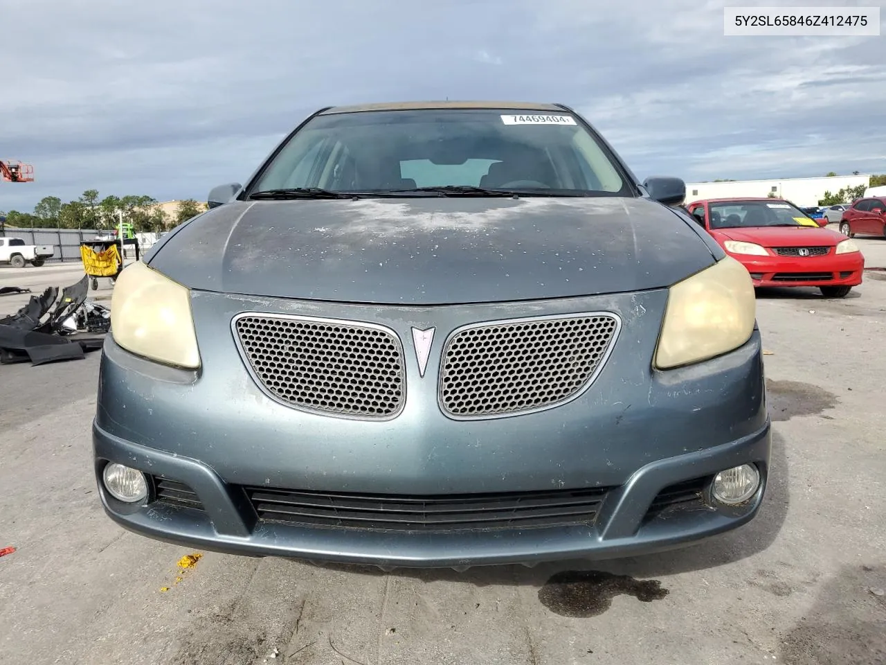 2006 Pontiac Vibe VIN: 5Y2SL65846Z412475 Lot: 74469404