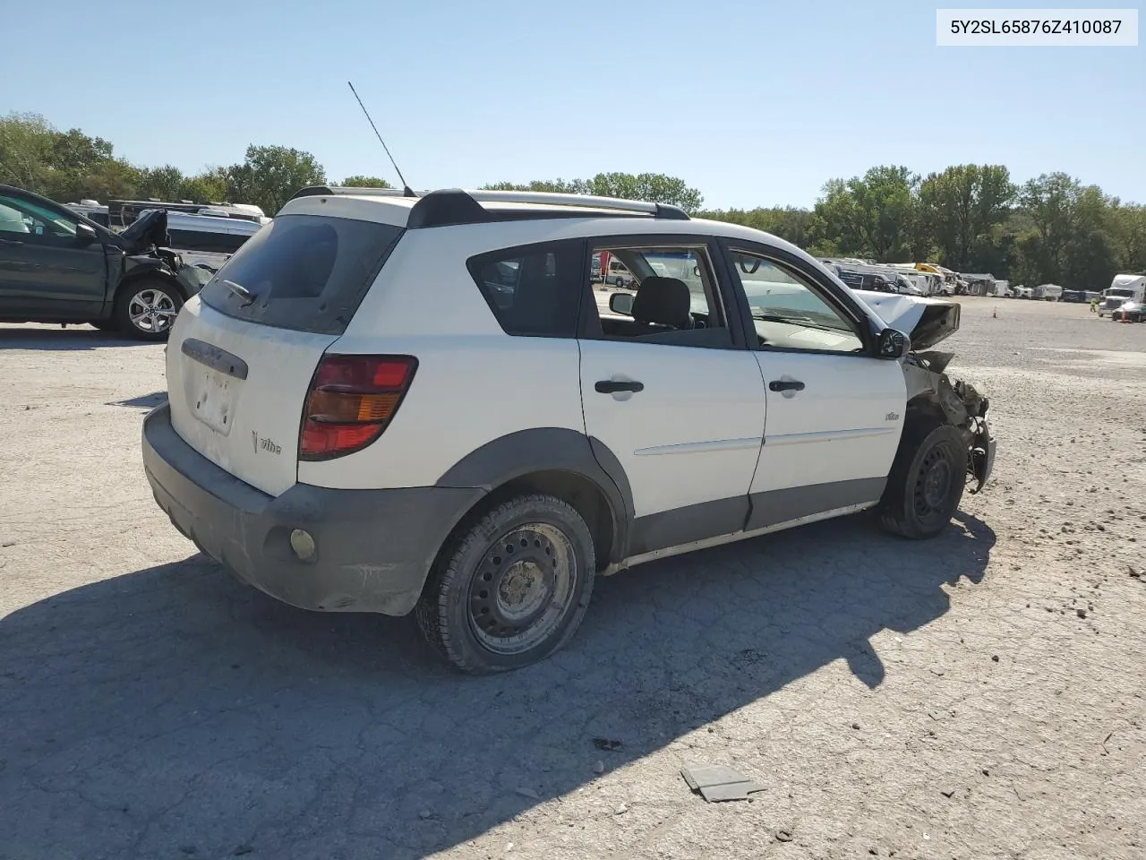 2006 Pontiac Vibe VIN: 5Y2SL65876Z410087 Lot: 74594544