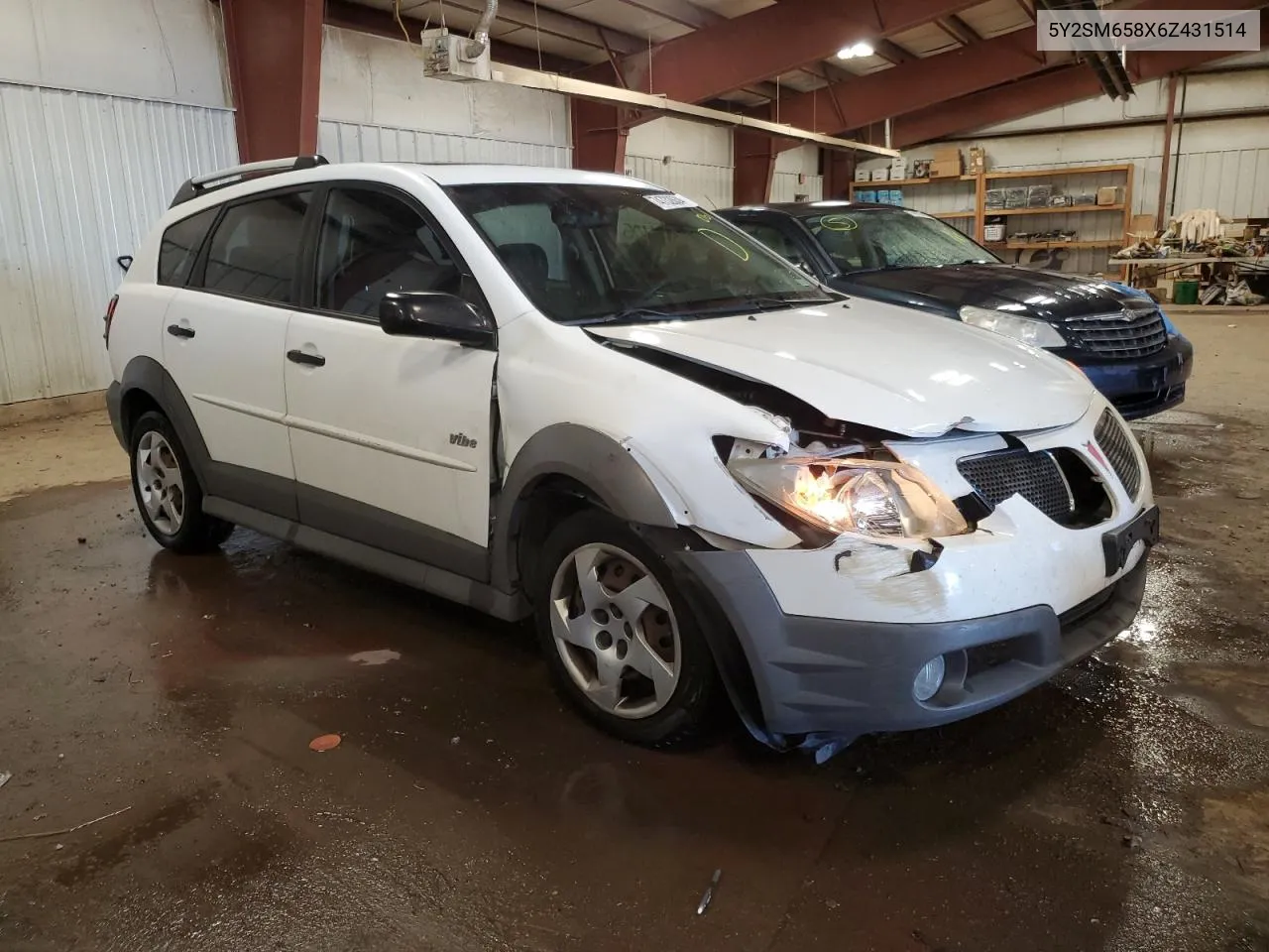 2006 Pontiac Vibe VIN: 5Y2SM658X6Z431514 Lot: 74732634